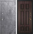 Металлическая входная дверь Президент Квадро Венге